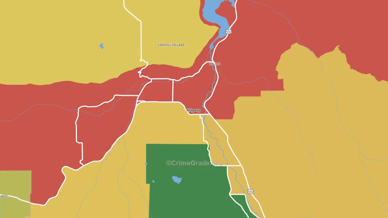 81432, CO Map of Theft Rates