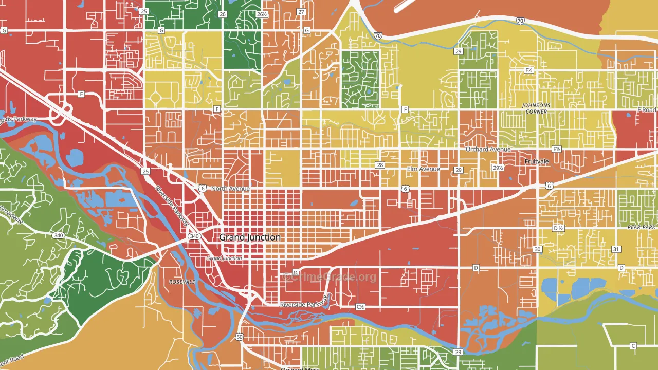 81501, CO Map of Theft Rates