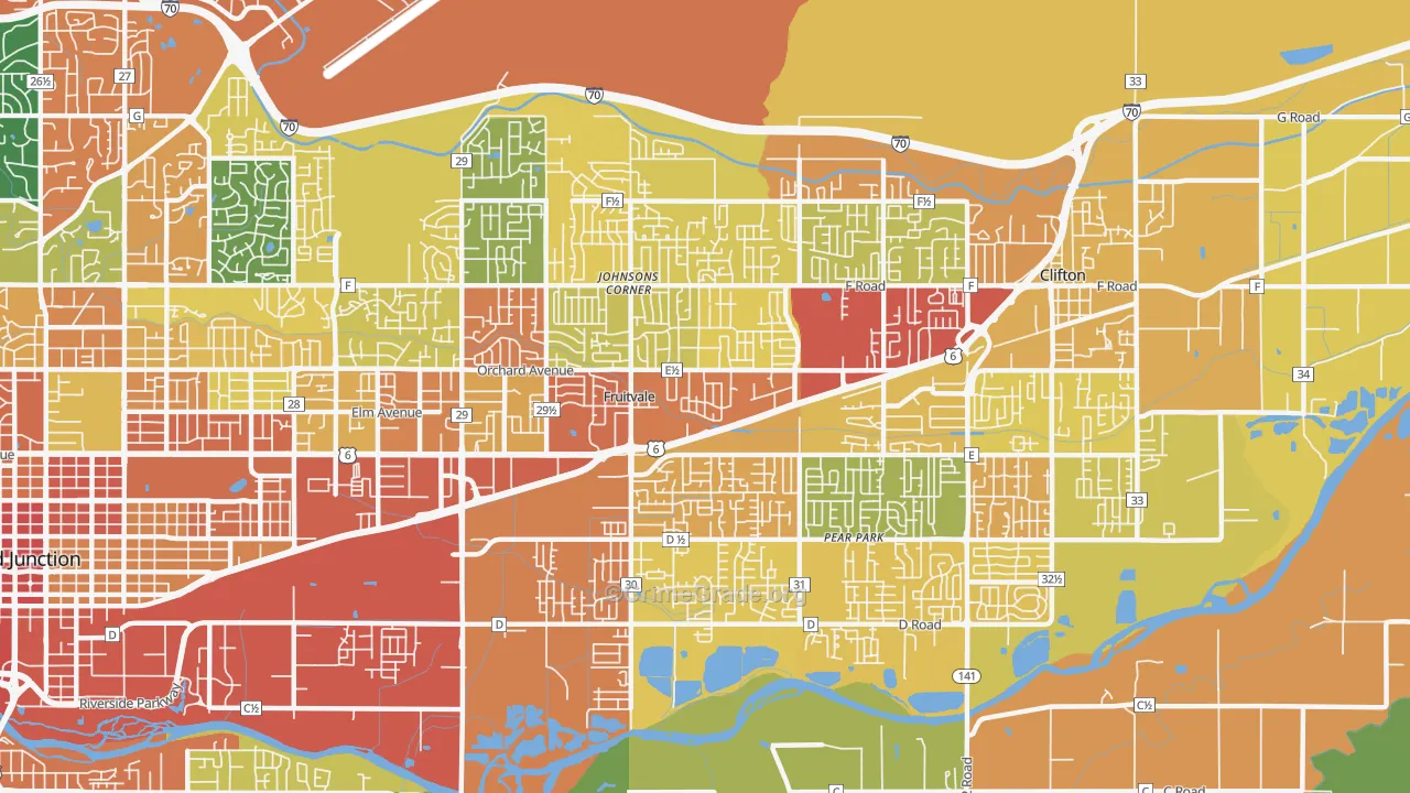 81504, CO Map of Theft Rates
