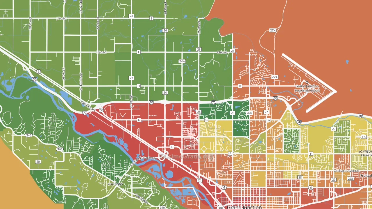 81505, CO Map of Theft Rates