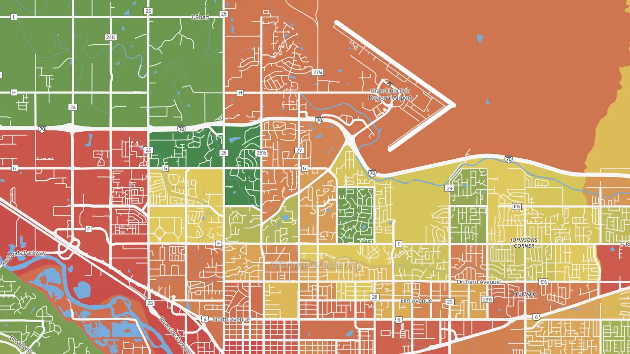 81506, CO Map of Theft Rates
