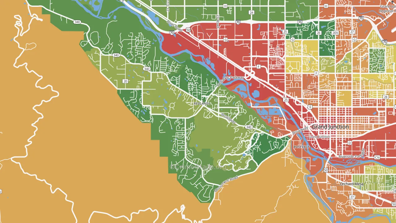 81507, CO Map of Theft Rates