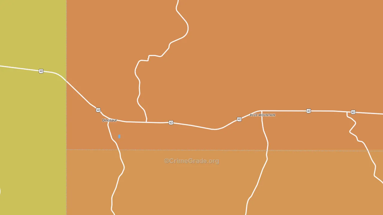 81610, CO Map of Theft Rates