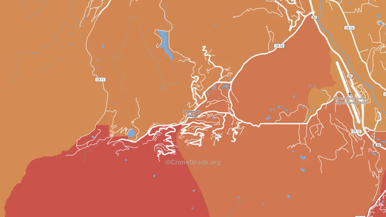 81615, CO Map of Theft Rates
