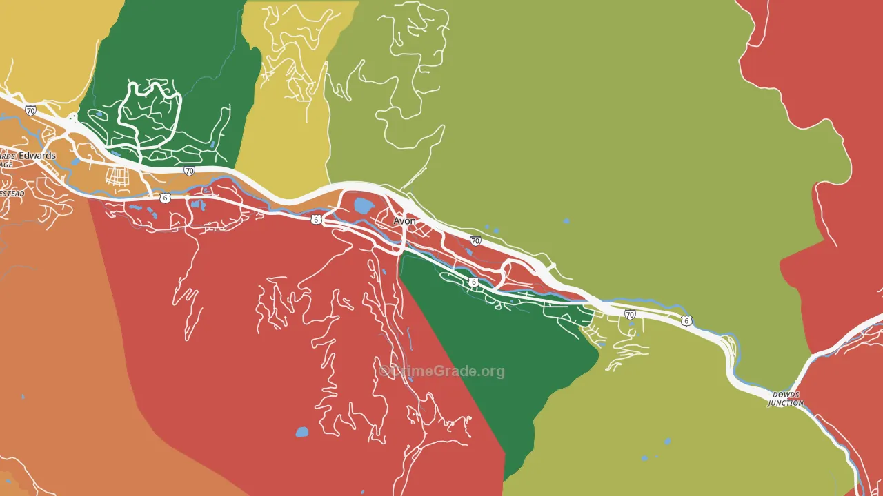 81620, CO Map of Theft Rates