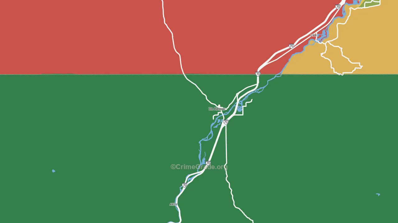 81630, CO Map of Theft Rates