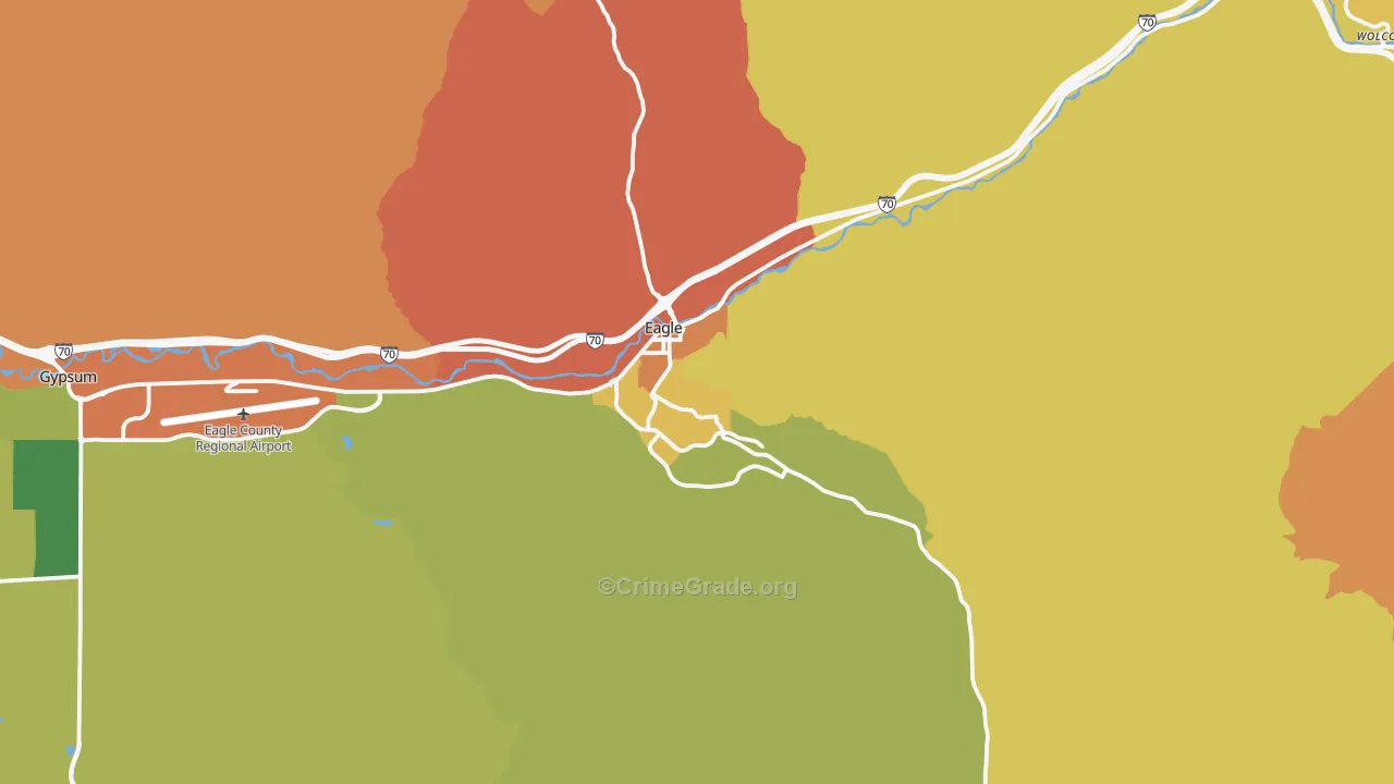 81631, CO Map of Theft Rates