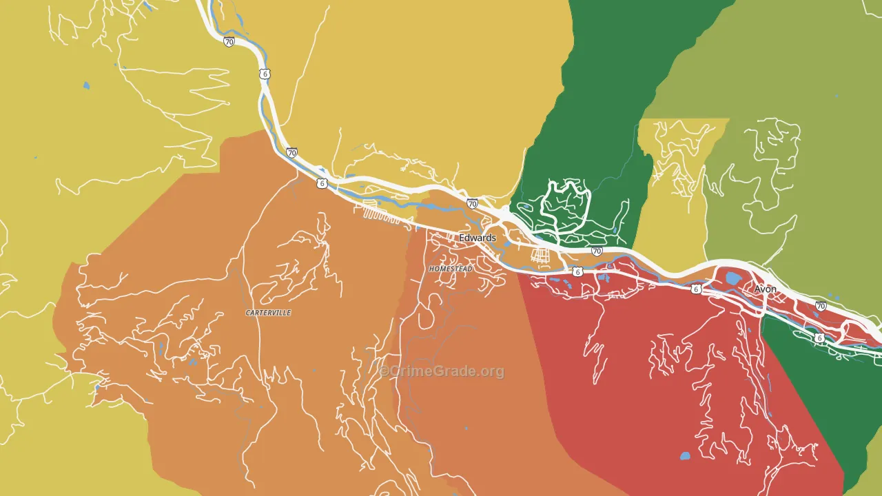 81632, CO Map of Theft Rates