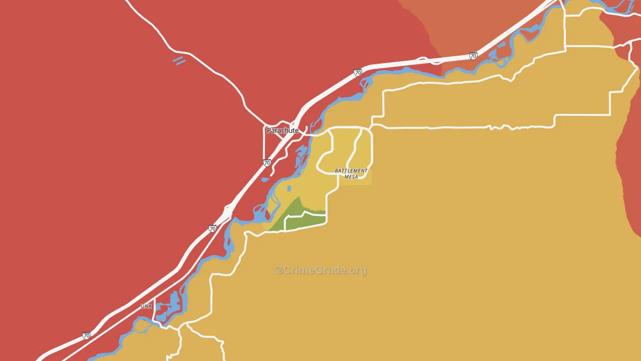 81635, CO Map of Theft Rates