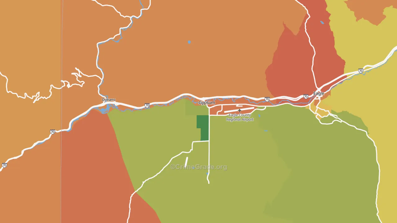 81637, CO Map of Theft Rates