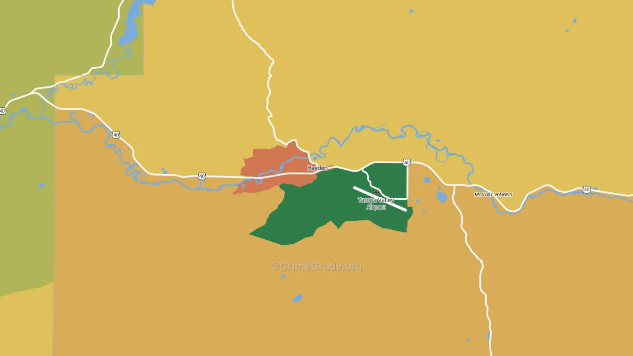 81639, CO Map of Theft Rates