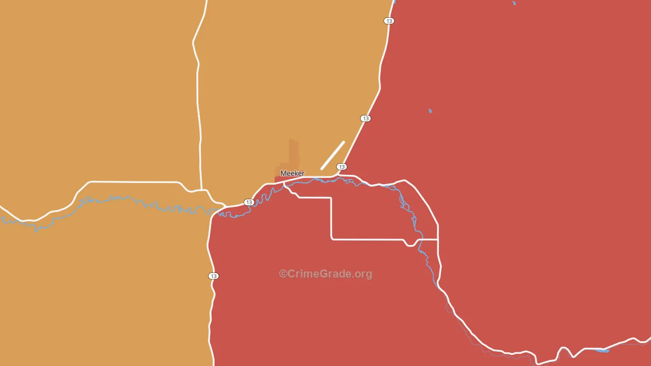 81641, CO Map of Theft Rates