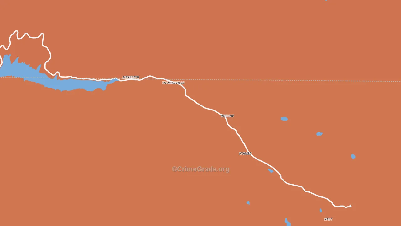 81642, CO Map of Theft Rates
