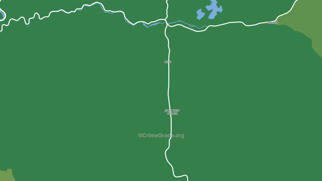 81643, CO Map of Theft Rates