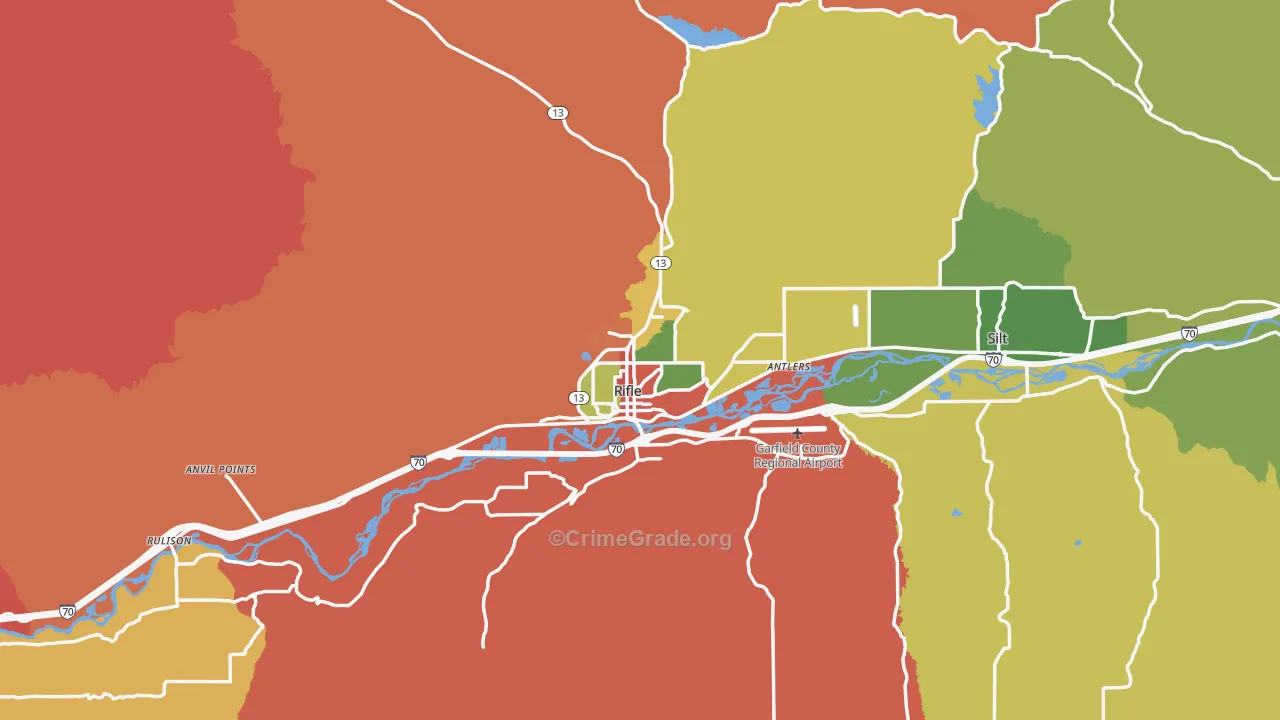 81650, CO Map of Theft Rates