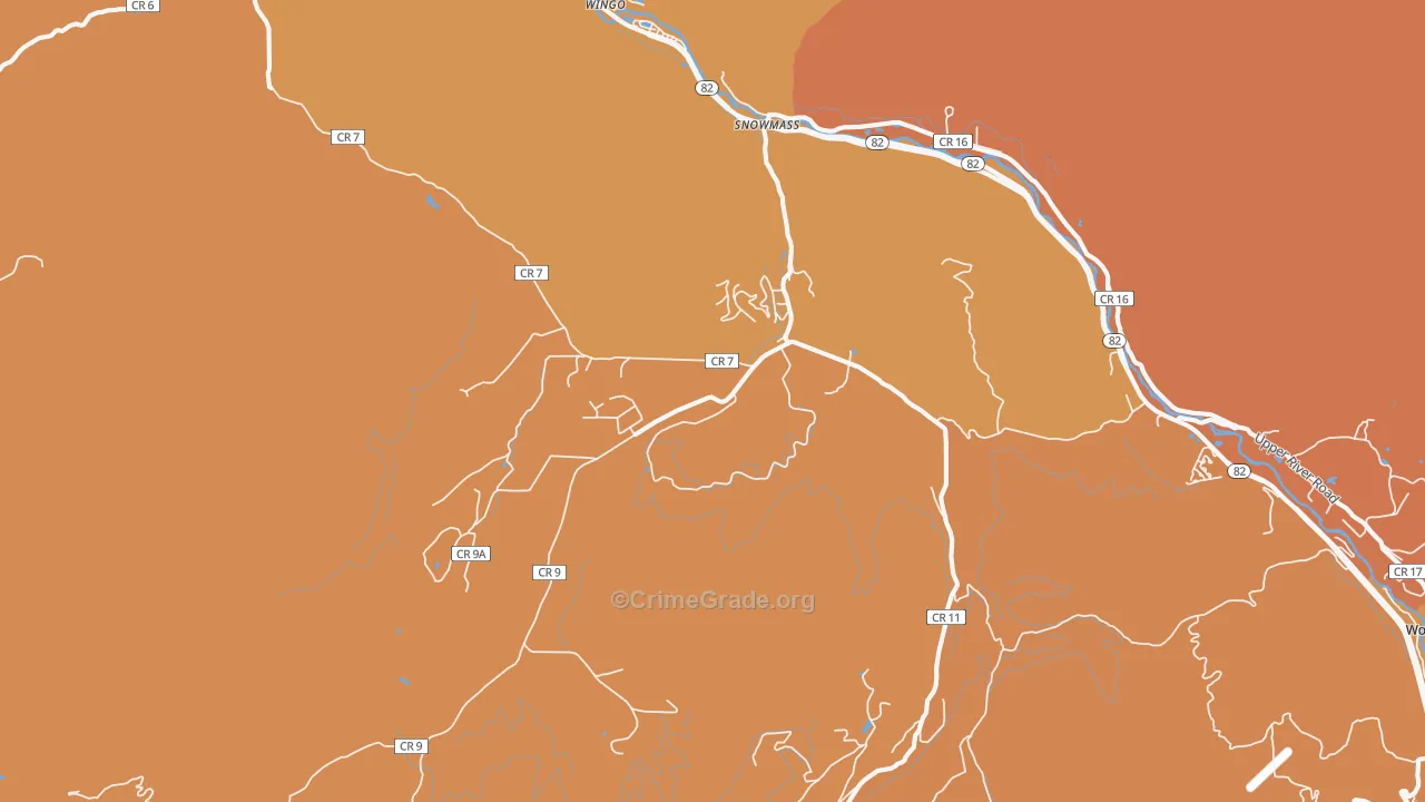 81654, CO Map of Theft Rates