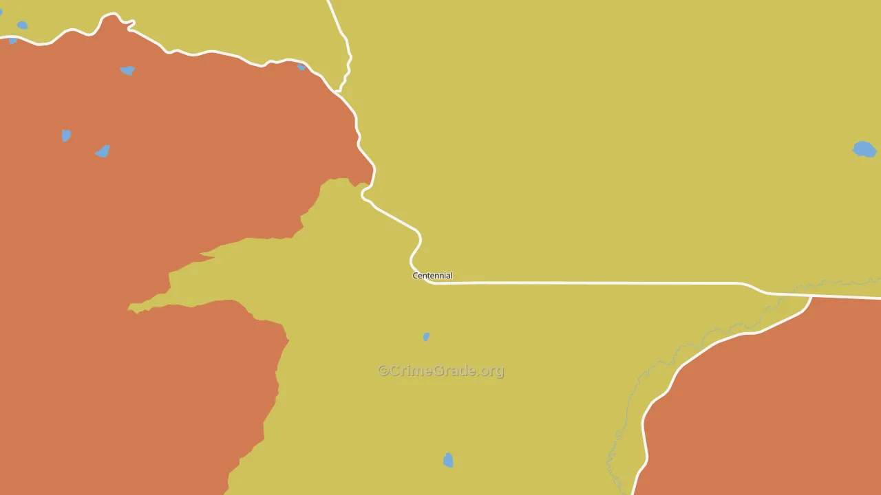 82055, WY Map of Theft Rates