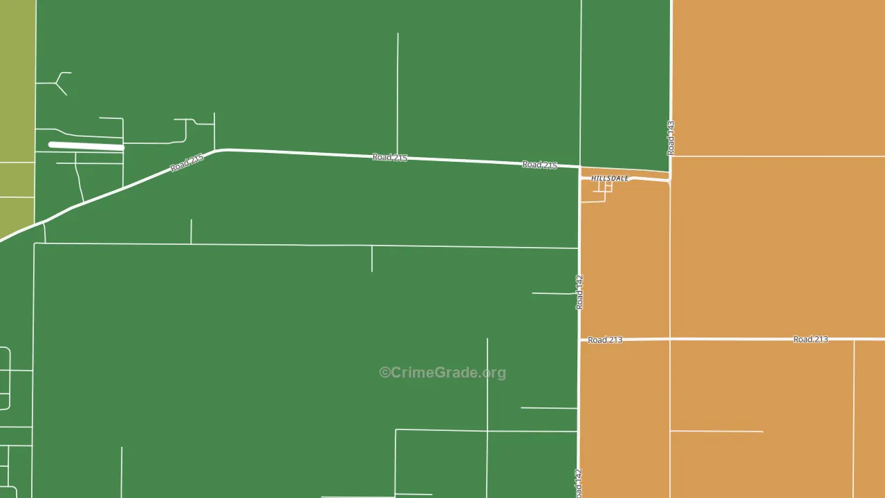 82060, WY Map of Theft Rates