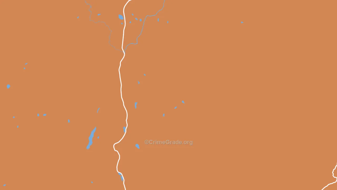 82190, WY Map of Theft Rates