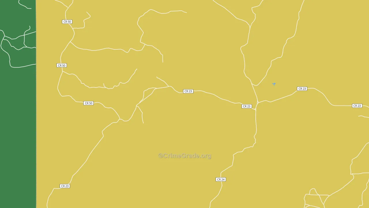 82224, WY Map of Theft Rates