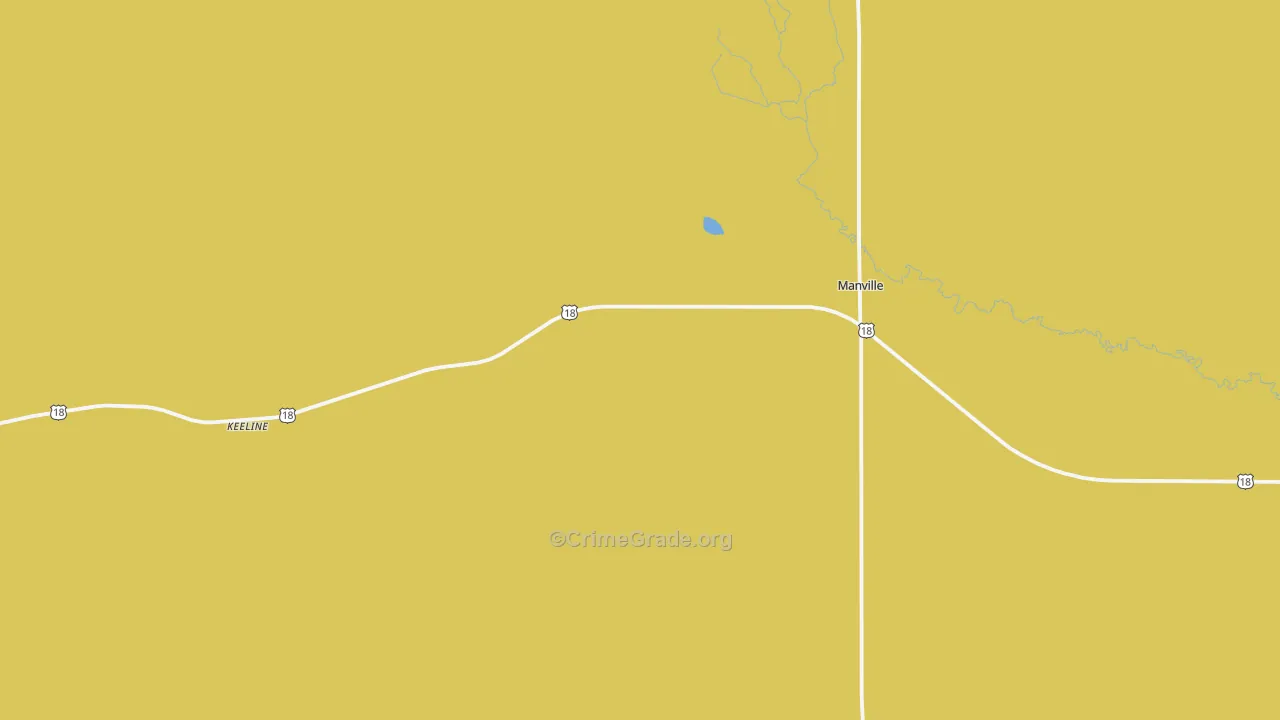82227, WY Map of Theft Rates