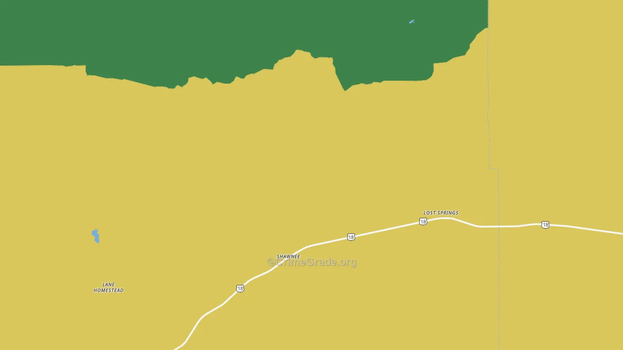 82229, WY Map of Theft Rates