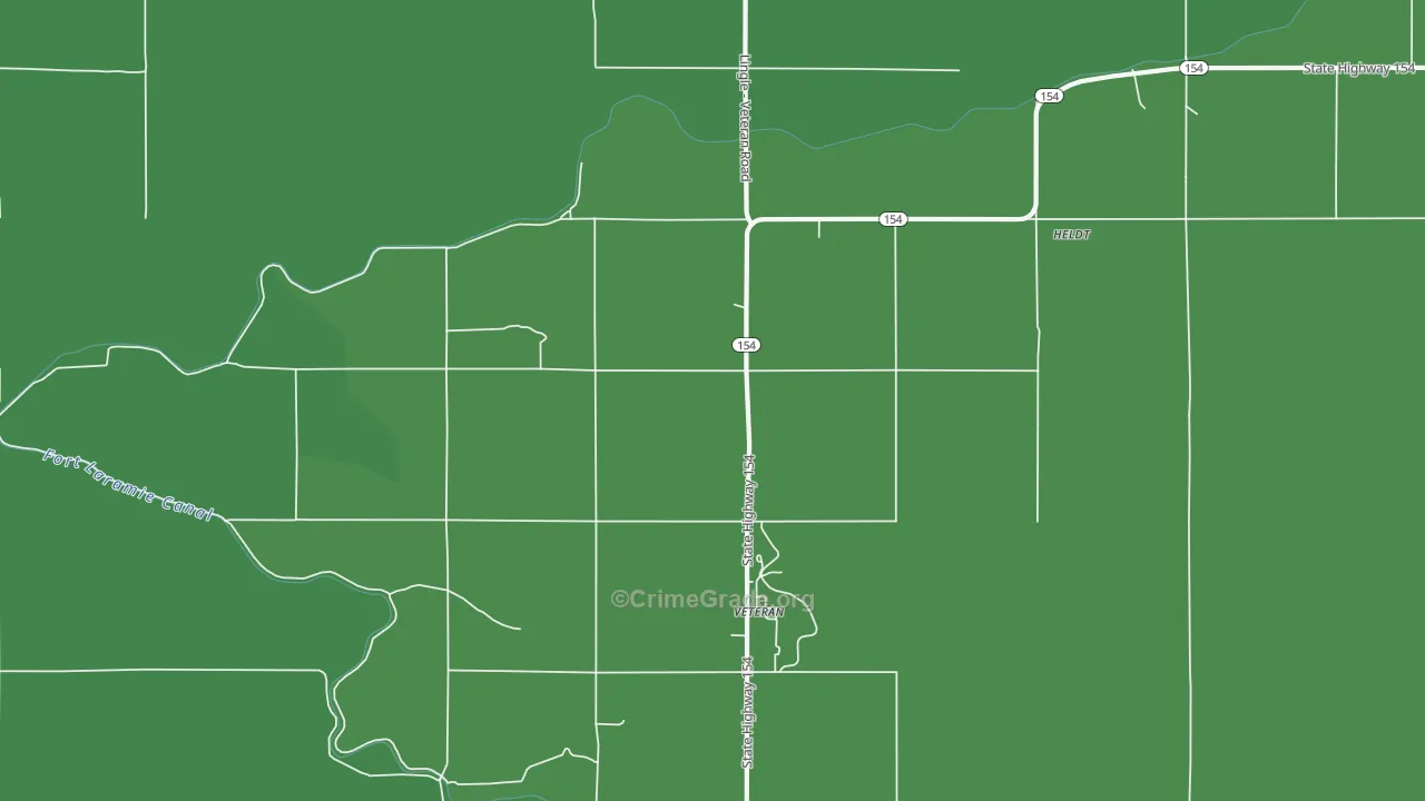 82243, WY Map of Theft Rates