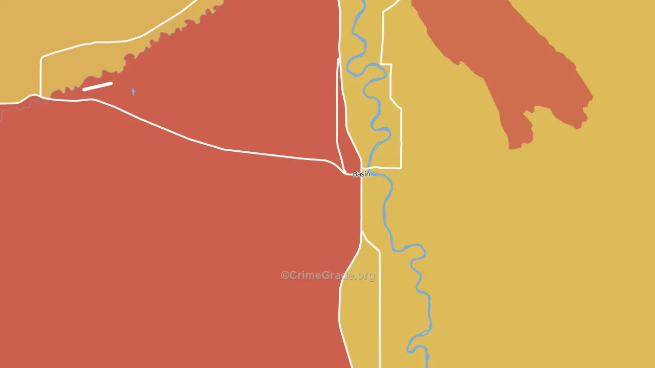 82410, WY Map of Theft Rates
