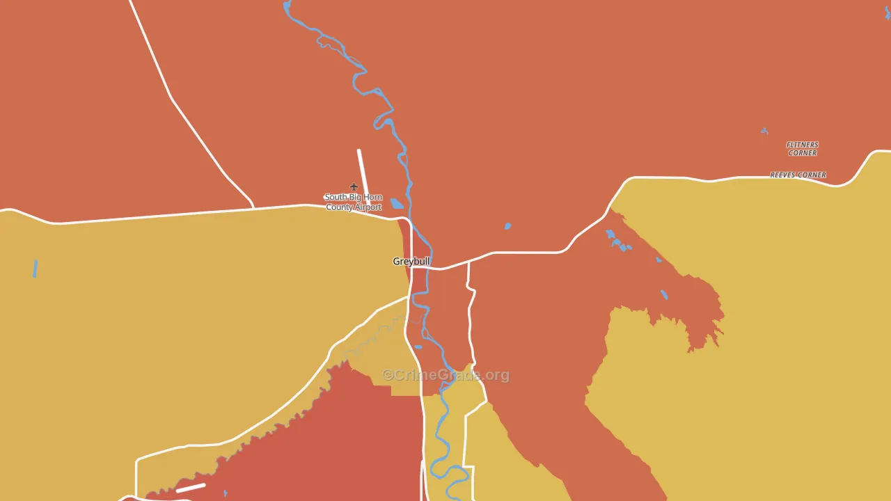 82426, WY Map of Theft Rates