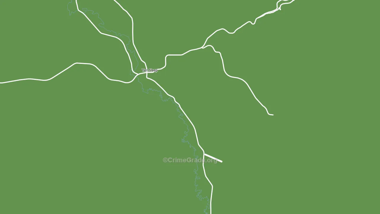 82442, WY Map of Theft Rates
