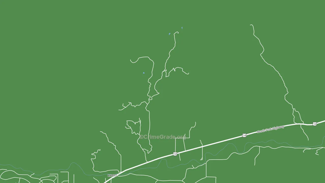82450, WY Map of Theft Rates