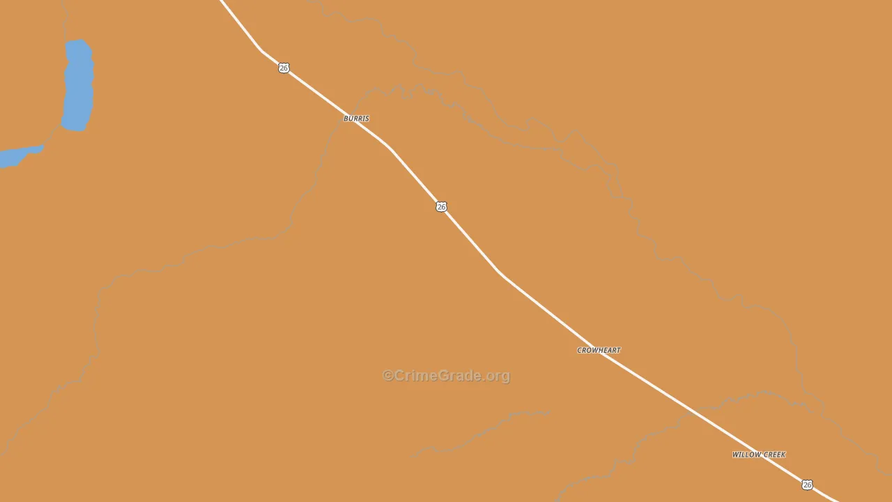 82512, WY Map of Theft Rates