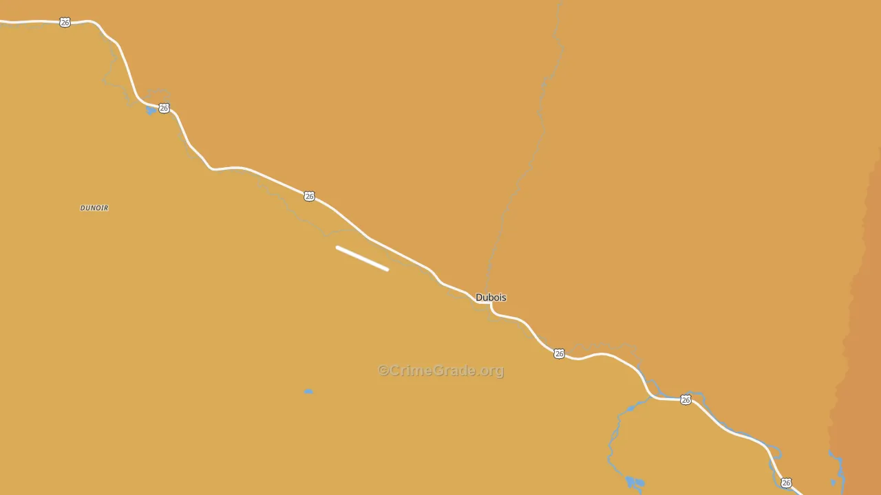 82513, WY Map of Theft Rates