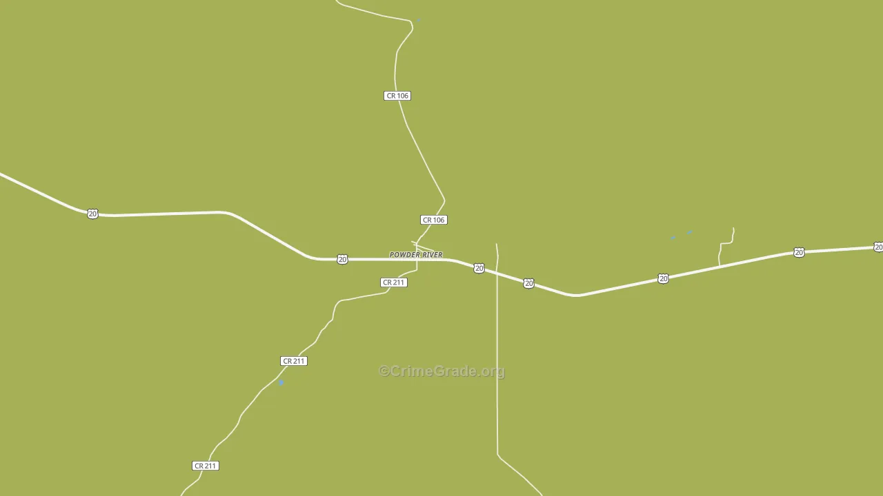 82648, WY Map of Theft Rates