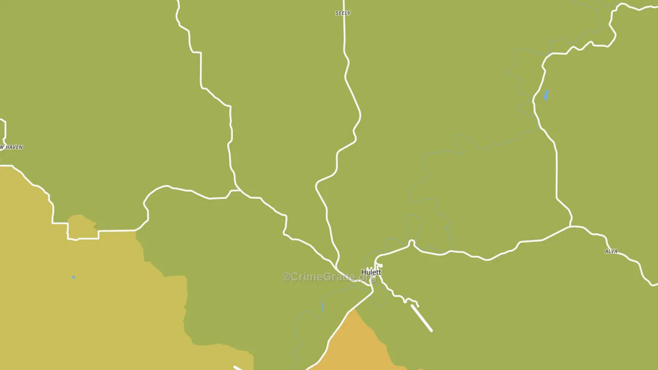 82720, WY Map of Theft Rates
