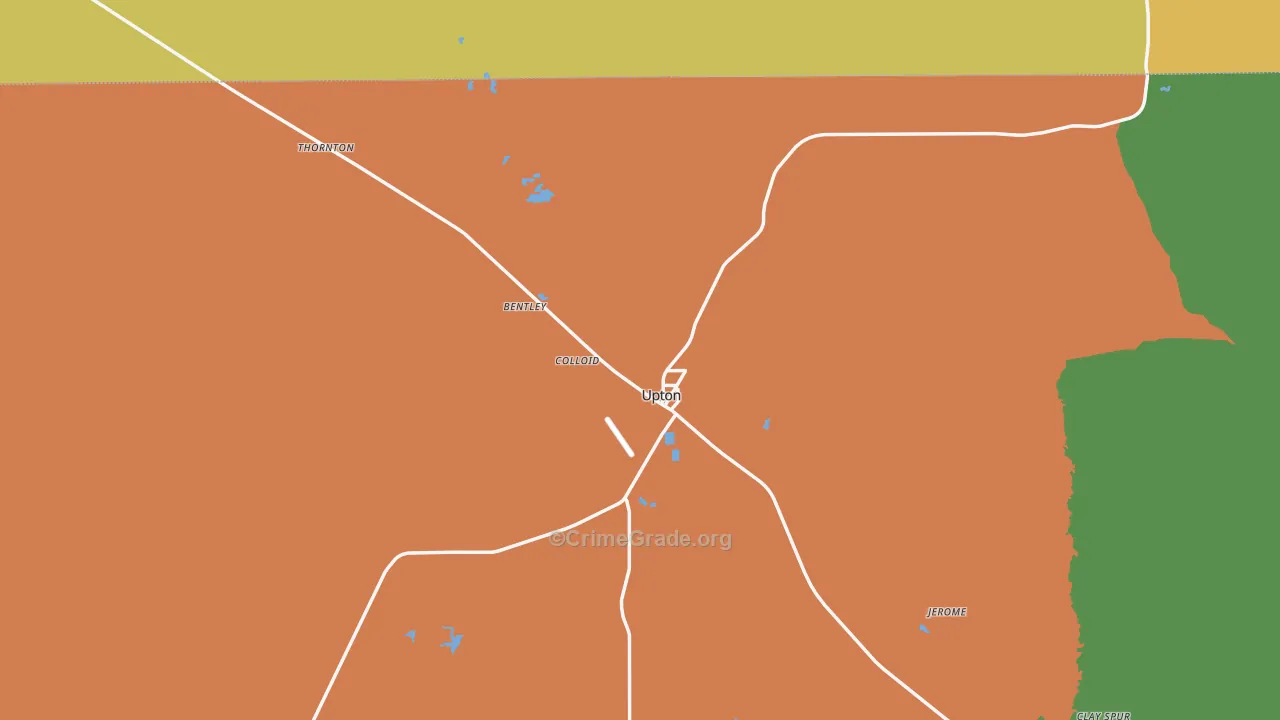 82730, WY Map of Theft Rates