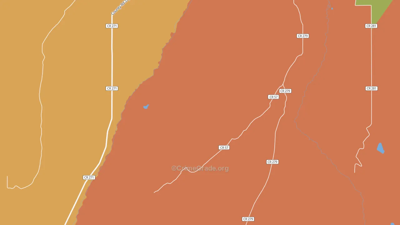 82944, WY Map of Theft Rates