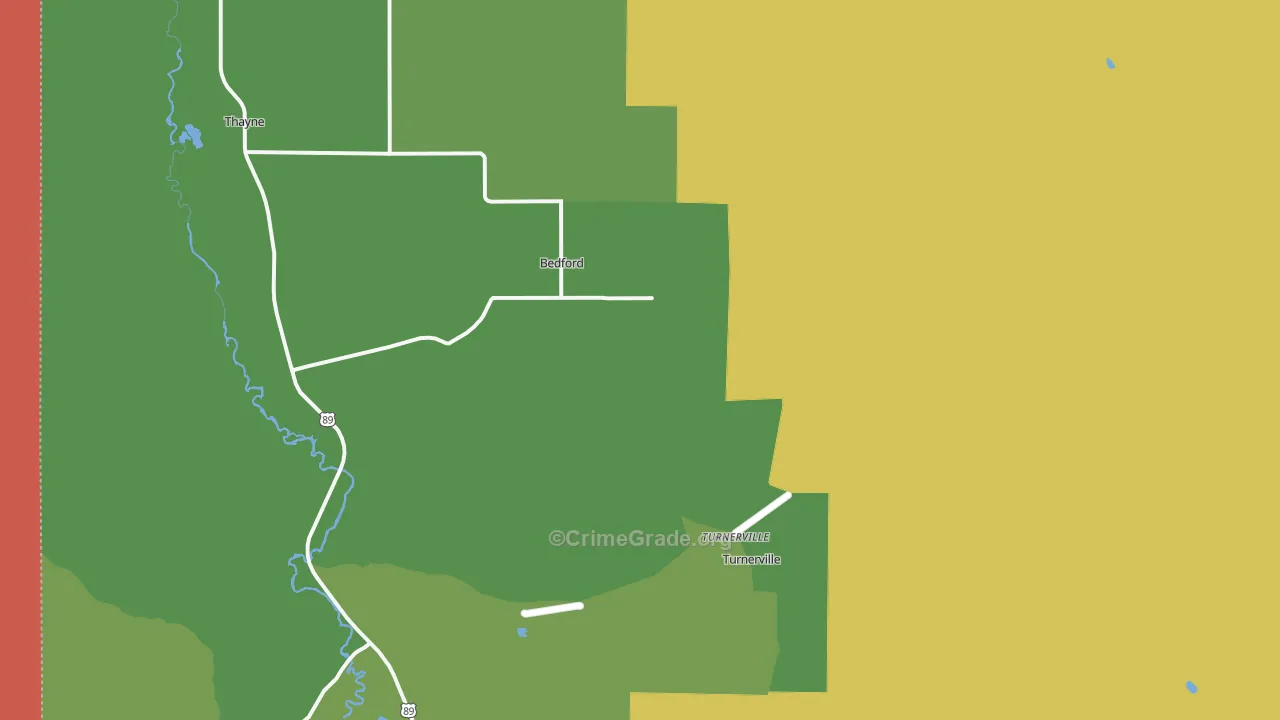 83112, WY Map of Theft Rates