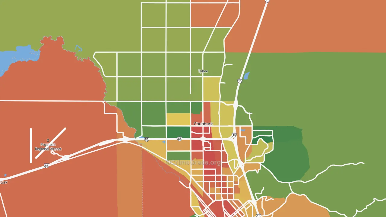 83202, ID Map of Theft Rates