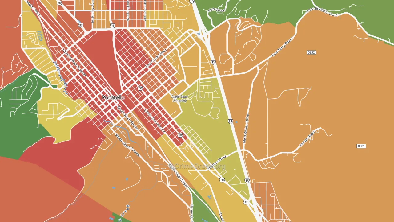 83209, ID Map of Theft Rates