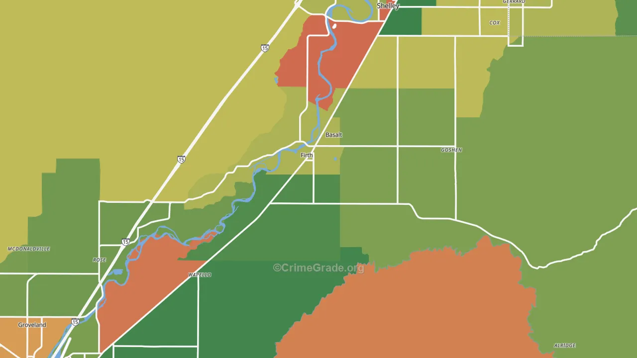 83236, ID Map of Theft Rates