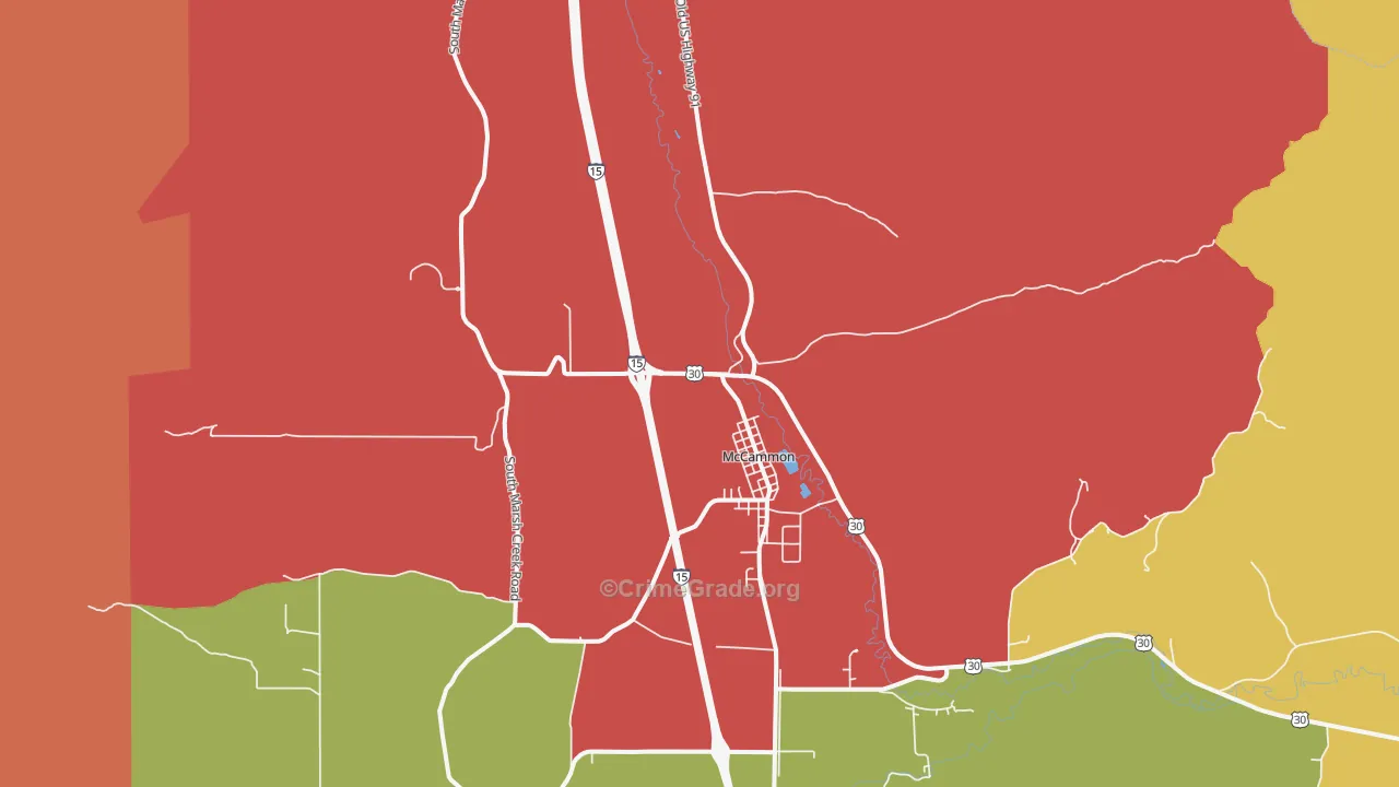 83250, ID Map of Theft Rates
