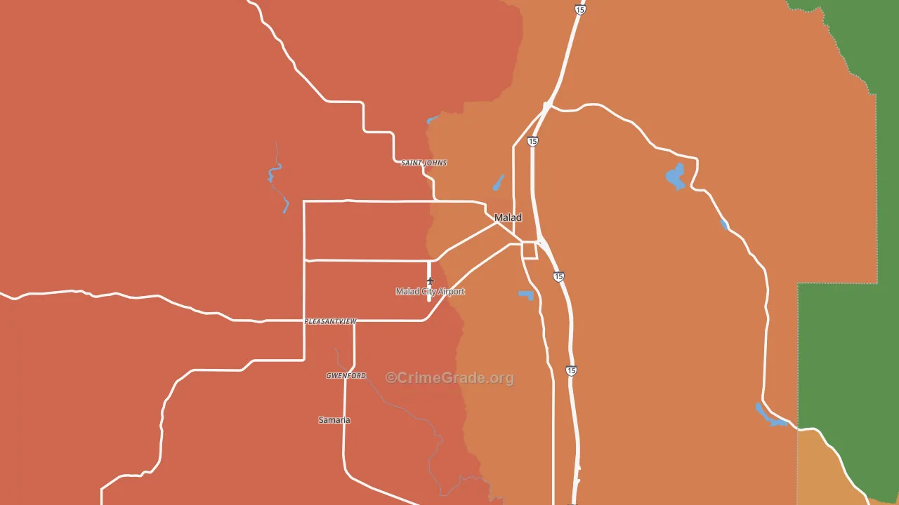 83252, ID Map of Theft Rates