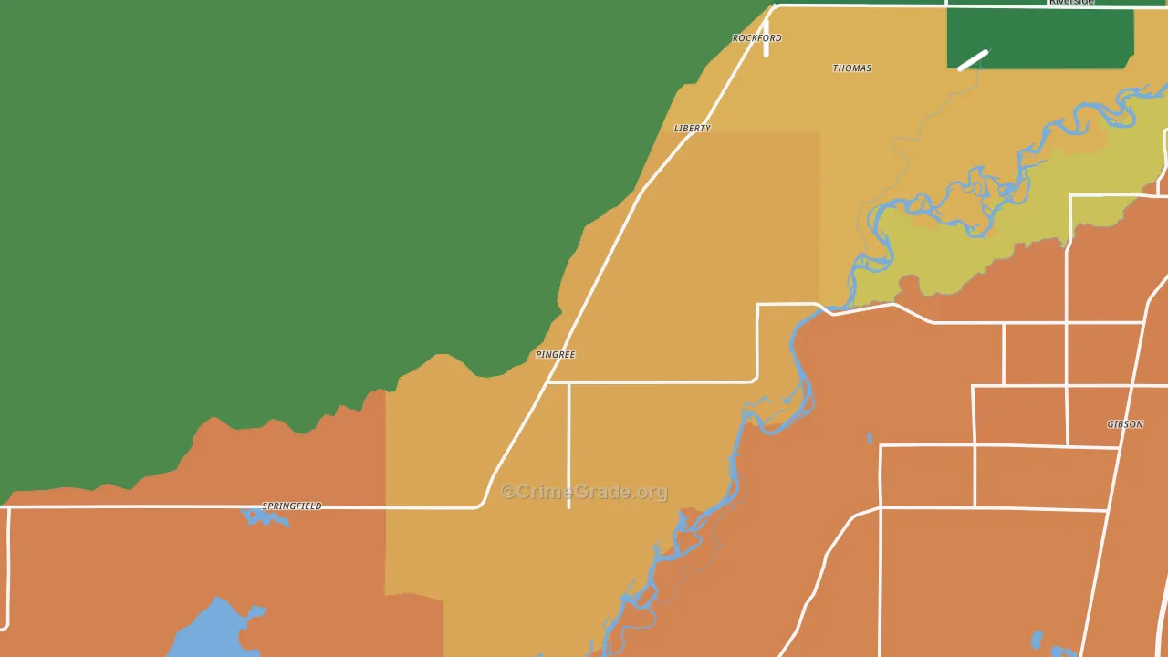 83262, ID Map of Theft Rates