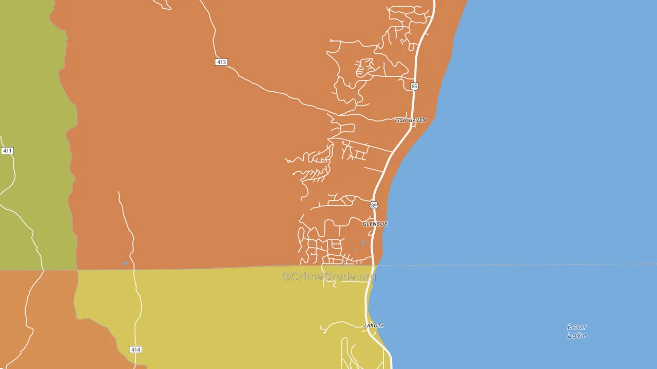 83287, ID Map of Theft Rates