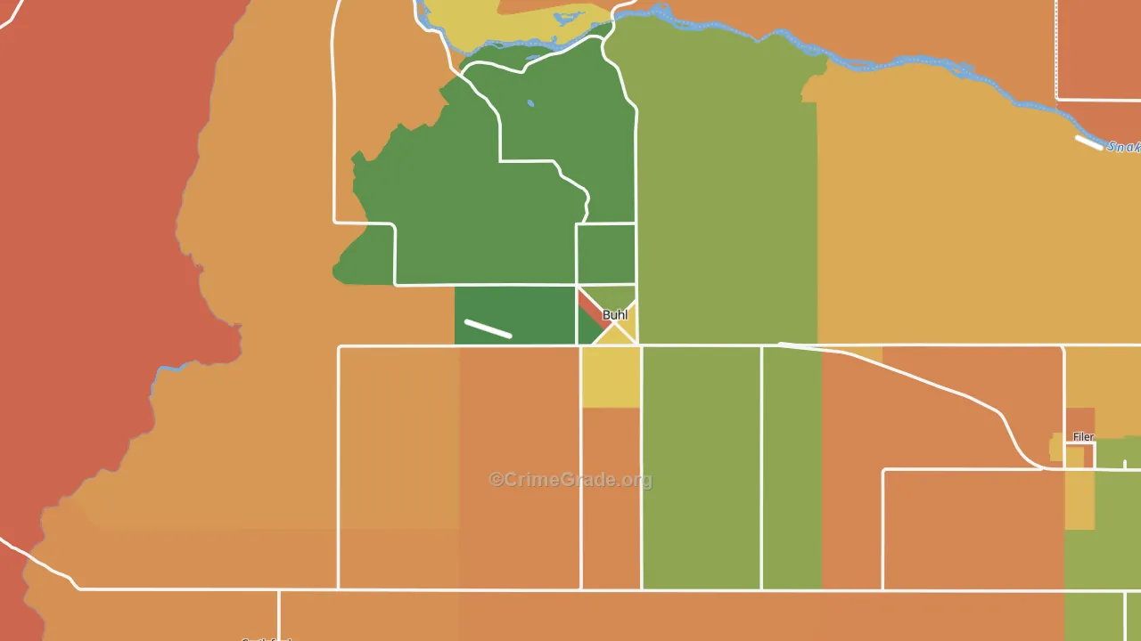 83316, ID Map of Theft Rates