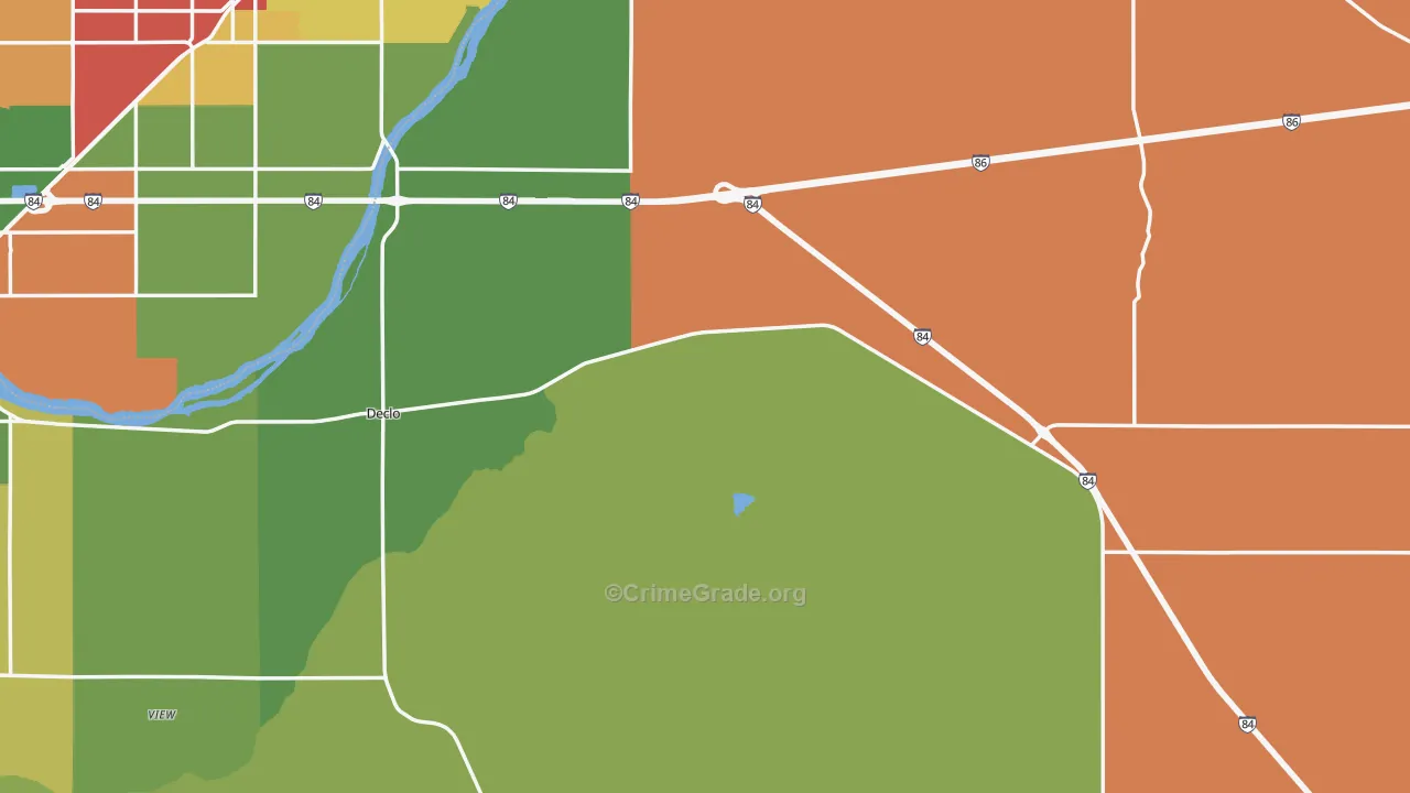 83323, ID Map of Theft Rates