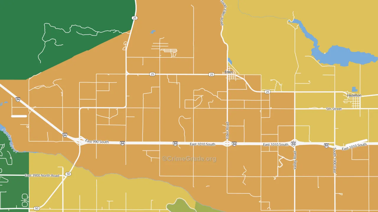 83325, ID Map of Theft Rates