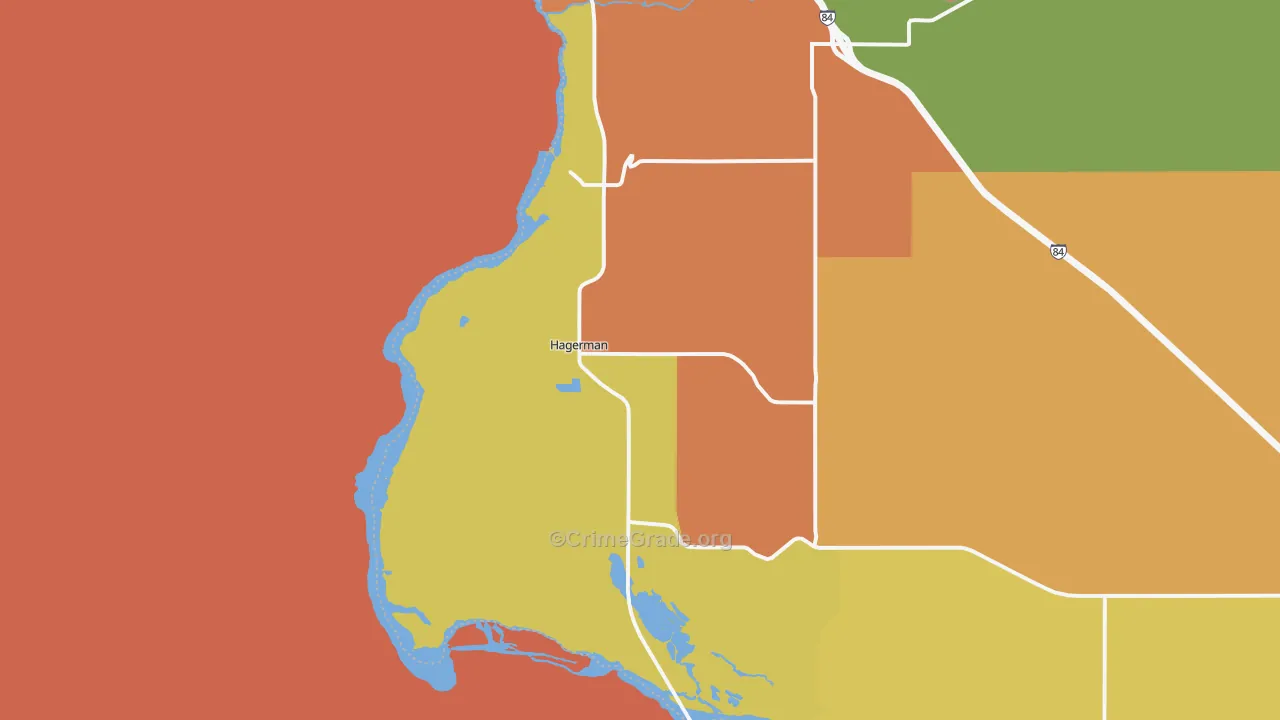 83332, ID Map of Theft Rates