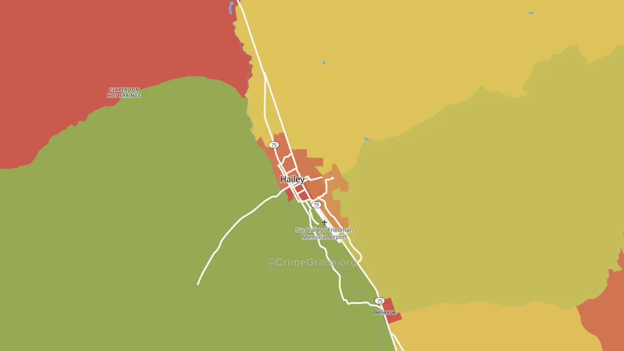 83333, ID Map of Theft Rates